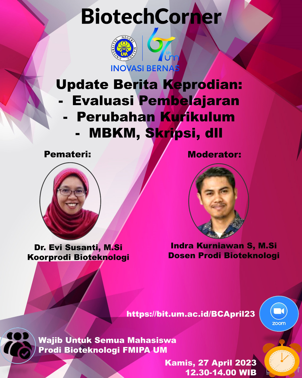 BiotechCorner Program Studi Bioteknologi Edisi April 2023