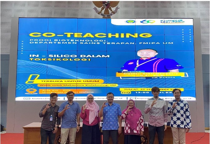 Prodi Bioteknologi Departemen Sains Terapan Menggelar CO-Teaching dengan Membahas In-Silico Dalam Toksikologi Sebagai Salah Satu Bentuk Peningkatan Kompetensi Mahasiswa Bioteknologi