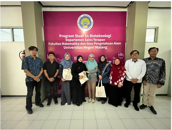 Workshop Kurikulum International Biotechnology Program Prodi S1 Bioteknologi bersama Assoc. Prof. Dr. Fazilah Ariffin dan Tim guna mengaplikasikan SDGs no 4 dan 17