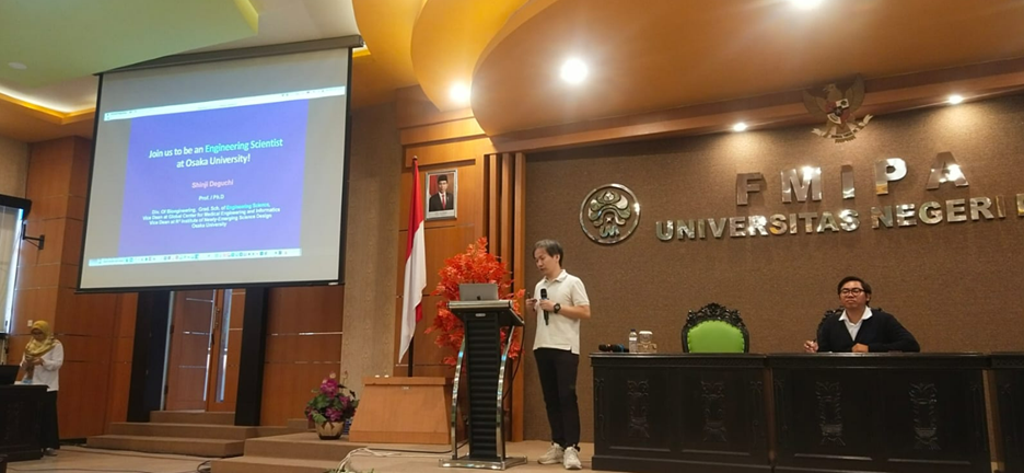 CO-TEACHING BIOMATERIALS COURSE WITH PROF. DR. SHINJI DEGUCHI FROM GRADUATE SCHOOL OF ENGINEERING SCIENCE, DEPARTMENT OF MECHANICAL SCIENCE AND BIOENGINEERING, OSAKA UNIVERSITY