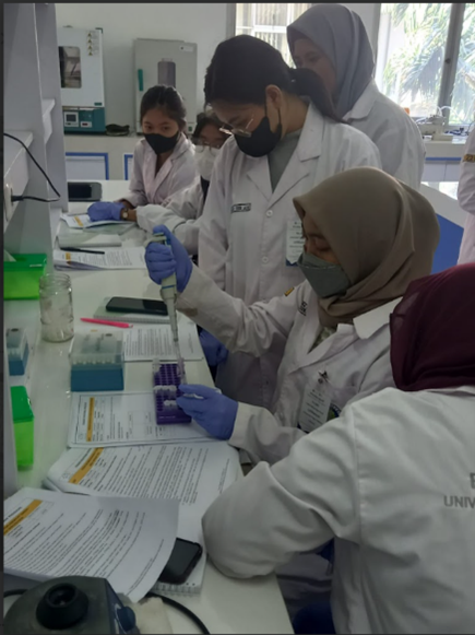 Prodi Bioteknologi Menyelenggarakan Perkuliahan Publik untuk Mata Kuliah Pemisahan dan Teknik Analisis Asam Nukleat dengan Mengusung Topik Analisis Kehalalan Bahan Pangan Secara Meolekuler