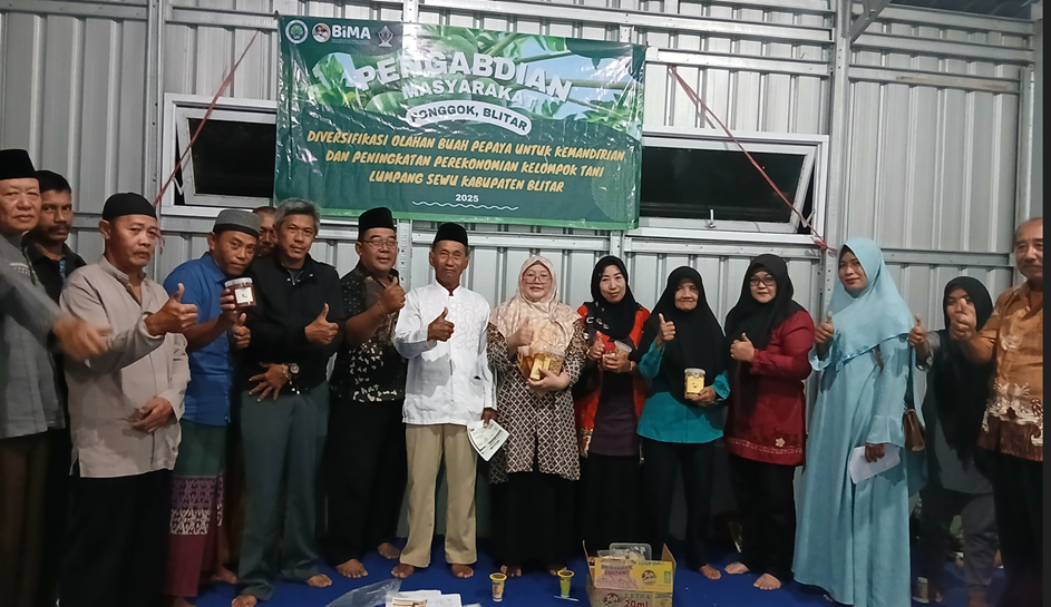 Diversifikasi Pepaya di Desa Ponggok, Solusi Kreatif Tingkatkan Kesejahteraan Kelompok Tani Lumpang Sewu dengan Mendukung SDGs 8, dan 12